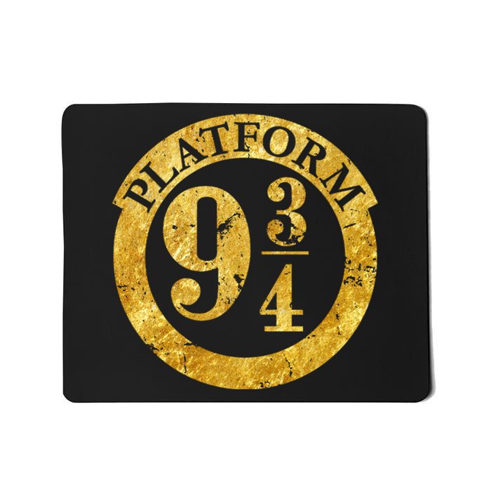 Platform 9 34 Golden Logo Mousepad