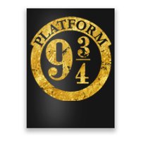 Platform 9 34 Golden Logo Poster