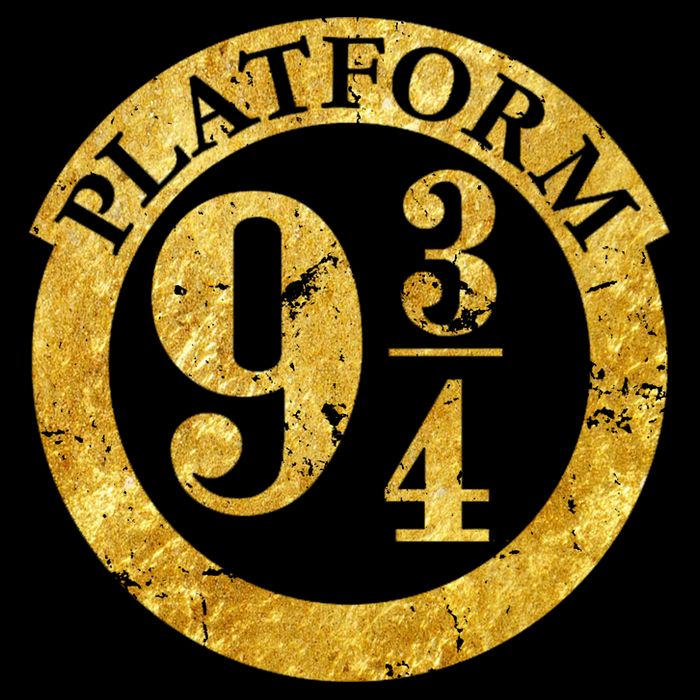 Platform 9 34 Golden Logo Baby Bodysuit