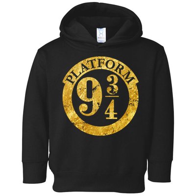 Platform 9 34 Golden Logo Toddler Hoodie
