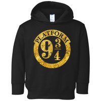 Platform 9 34 Golden Logo Toddler Hoodie