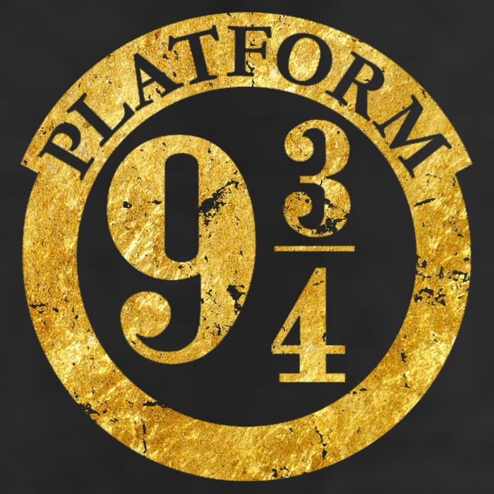 Platform 9 34 Golden Logo Golf Towel