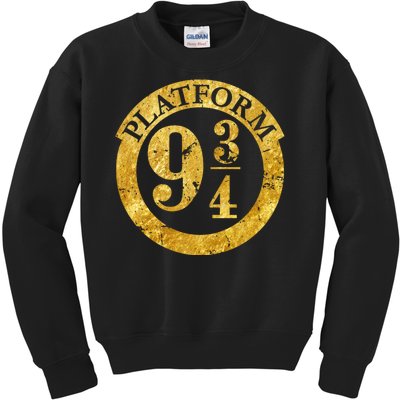 Platform 9 34 Golden Logo Kids Sweatshirt