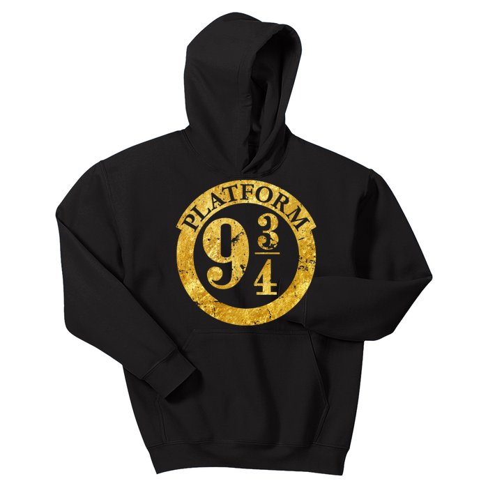 Platform 9 34 Golden Logo Kids Hoodie