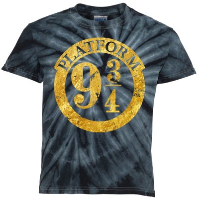 Platform 9 34 Golden Logo Kids Tie-Dye T-Shirt