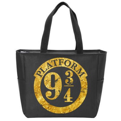 Platform 9 34 Golden Logo Zip Tote Bag