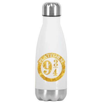 Platform 9 34 Golden Logo Stainless Steel Insulated Water Bottle