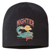 Psalm 93 4 Mightier Than The Waves Of The Sea Is His Love For You Sustainable Beanie