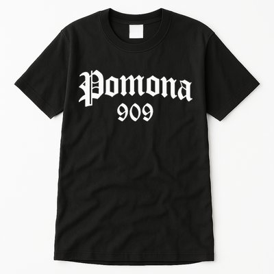 Pomona 909 Area Code Og Chicano Pride Mexican Tattoo Biker Tall T-Shirt