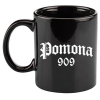 Pomona 909 Area Code Og Chicano Pride Mexican Tattoo Biker 11oz C Handle Ceramic Mug