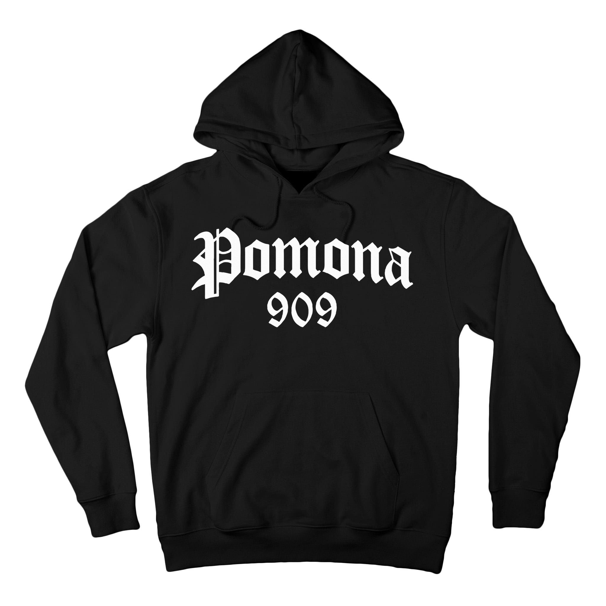 Pomona 909 Area Code Og Chicano Pride Mexican Tattoo Biker Tall Hoodie