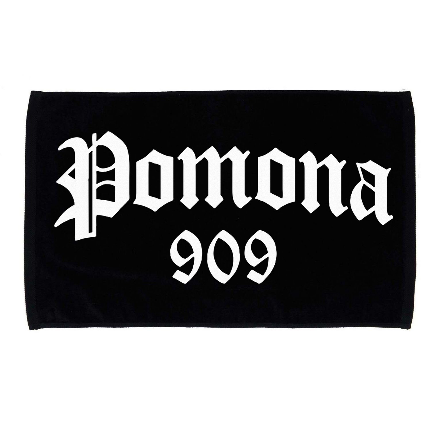Pomona 909 Area Code Og Chicano Pride Mexican Tattoo Biker Microfiber Hand Towel