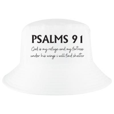 Psalms 91 Bible Verse Cool Comfort Performance Bucket Hat