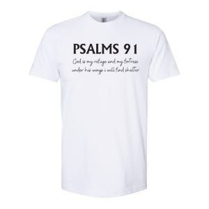 Psalms 91 Bible Verse Softstyle CVC T-Shirt