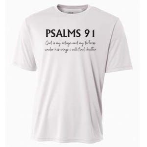 Psalms 91 Bible Verse Cooling Performance Crew T-Shirt