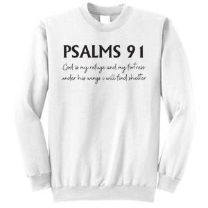 Psalms 91 Bible Verse Sweatshirt