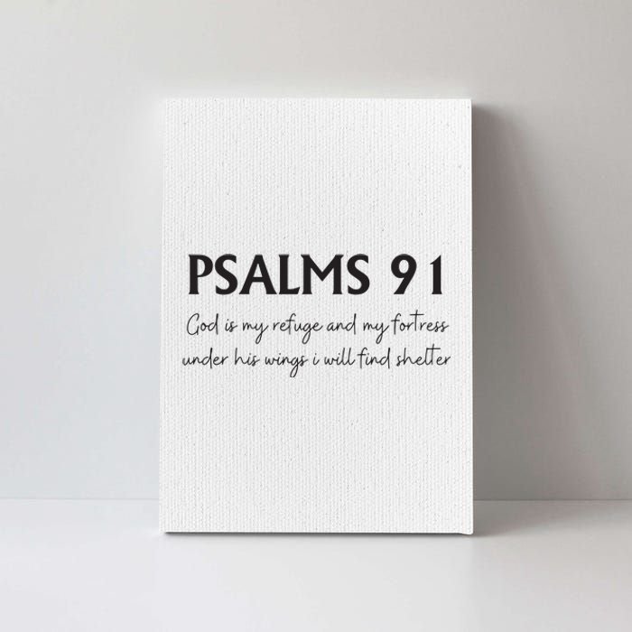 Psalms 91 Bible Verse Canvas