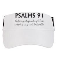 Psalms 91 Bible Verse Adult Drive Performance Visor