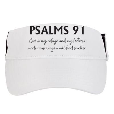 Psalms 91 Bible Verse Adult Drive Performance Visor