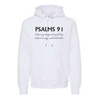 Psalms 91 Bible Verse Premium Hoodie