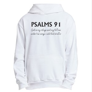 Psalms 91 Bible Verse Urban Pullover Hoodie