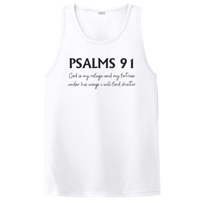 Psalms 91 Bible Verse PosiCharge Competitor Tank