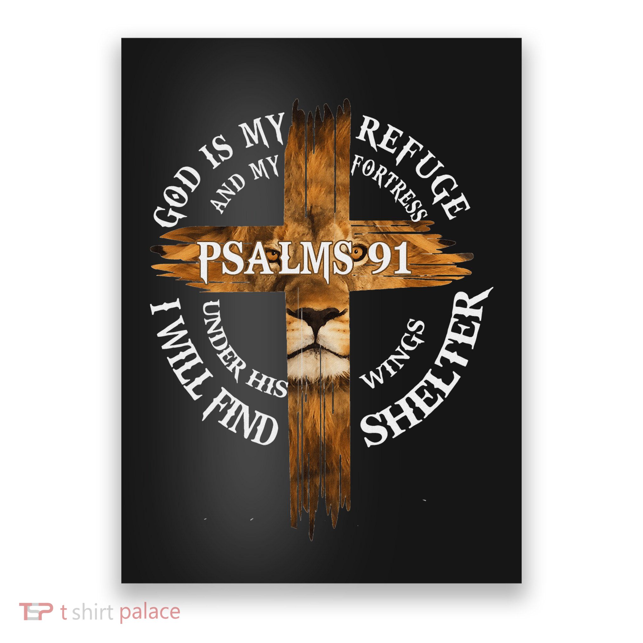 Psalms 91 Christian Blessed Religious Hymn Christ Jesus Love Poster