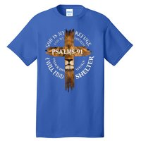 Psalms 91 Christian Blessed Religious Hymn Christ Jesus Love Tall T-Shirt