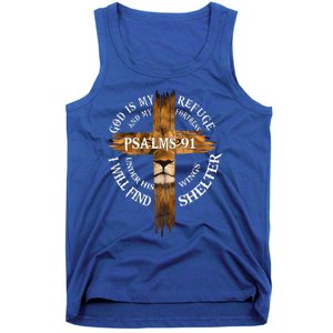 Psalms 91 Christian Blessed Religious Hymn Christ Jesus Love Tank Top