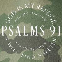 Psalms 91 Christian Blessed Christ Jesus Legacy Tie Dye Trucker Hat