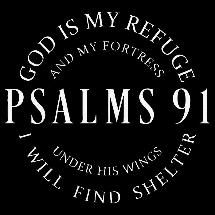 Psalms 91 Christian Blessed Christ Jesus 16 in Basic Backpack