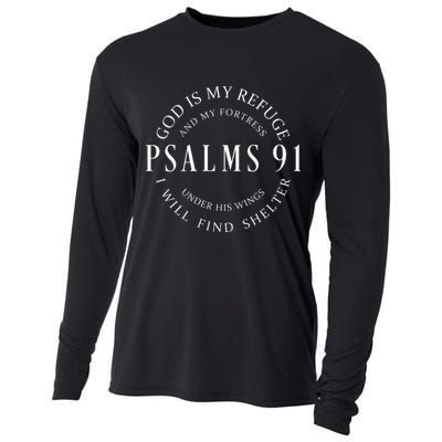 Psalms 91 Christian Blessed Christ Jesus Cooling Performance Long Sleeve Crew