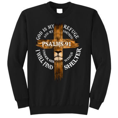 Psalms 91 Christian Blessed Religious Hymn Christ Jesus Love Sweatshirt