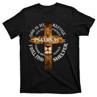 Psalms 91 Christian Blessed Religious Hymn Christ Jesus Love T-Shirt