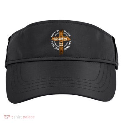 Psalms 91 Christian Blessed Religious Hymn Christ Jesus Love Adult Drive Performance Visor