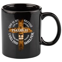 Psalms 91 Christian Blessed Religious Hymn Christ Jesus Love 11oz C Handle Ceramic Mug