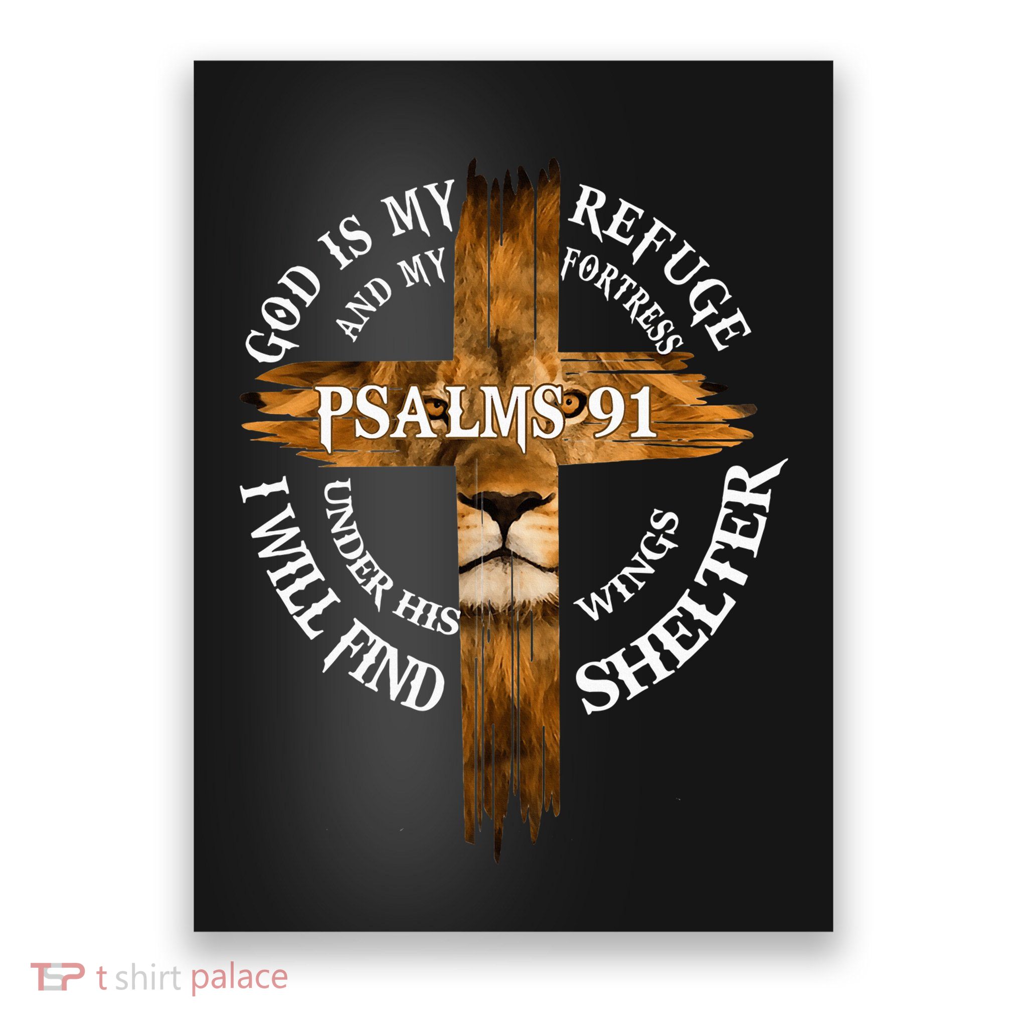Psalms 91 Christian Blessed Religious Hymn Christ Jesus Love Poster