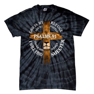 Psalms 91 Christian Blessed Religious Hymn Christ Jesus Love Tie-Dye T-Shirt