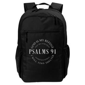 Psalms 91 Christian Blessed Christ Jesus Daily Commute Backpack