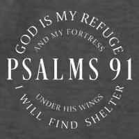 Psalms 91 Christian Blessed Christ Jesus Vector Backpack