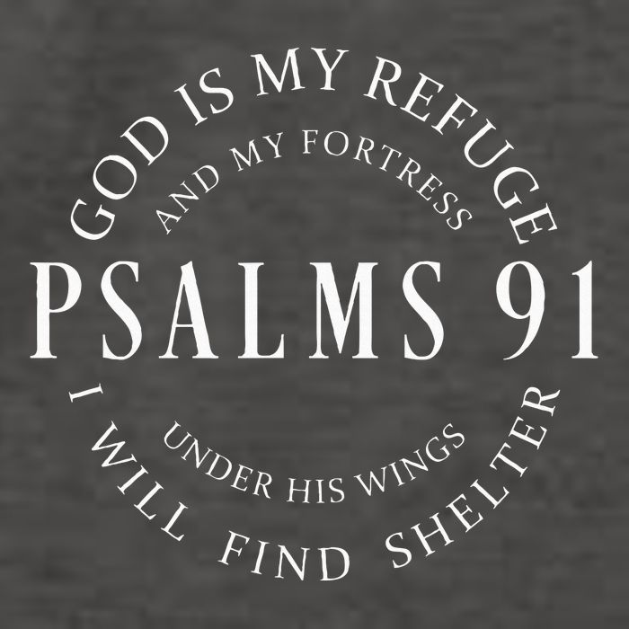 Psalms 91 Christian Blessed Christ Jesus Vector Backpack