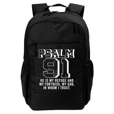 Psalm 91 Christian Bible Verse God Is My Refuge Psalm 91 Backpack