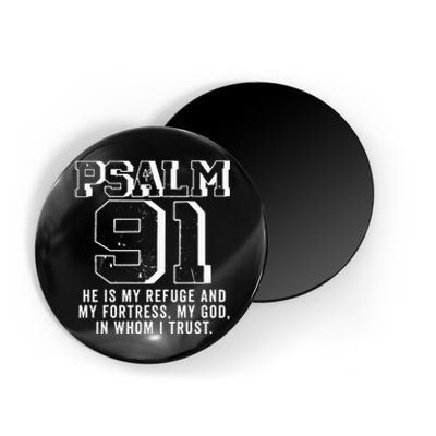 Psalm 91 Christian Bible Verse God Is My Refuge Psalm 91 Magnet