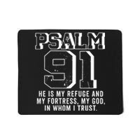 Psalm 91 Christian Bible Verse God Is My Refuge Psalm 91 Mousepad