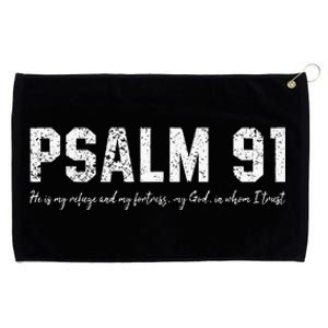 Psalm 91 He Is My Refuge And My Fortress Christian Sport Mom Grommeted Golf Towel