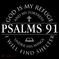 Psalm 91 My Refuge And My Fortress 16 in Basic Backpack