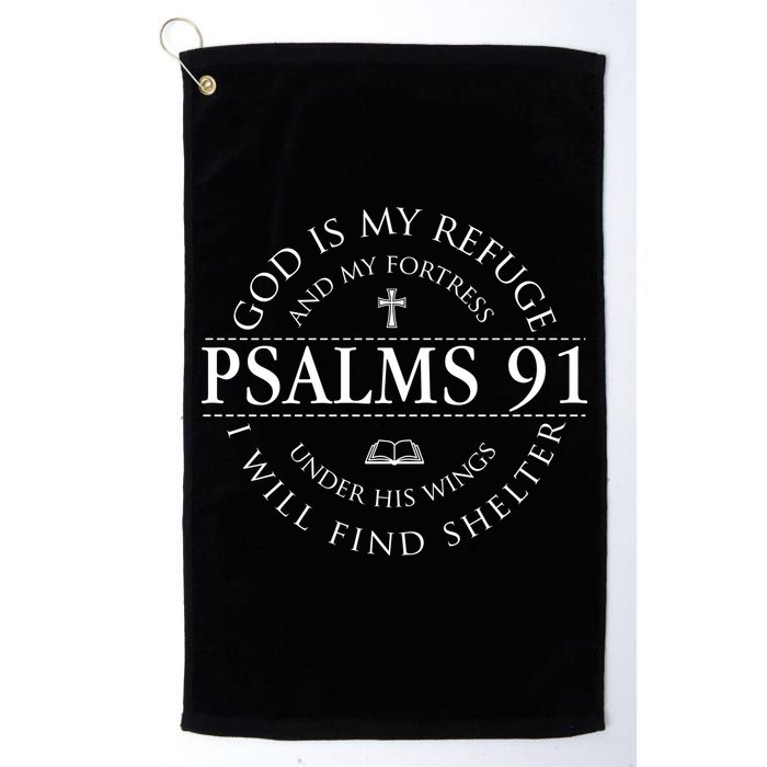 Psalm 91 My Refuge And My Fortress Golf Towel