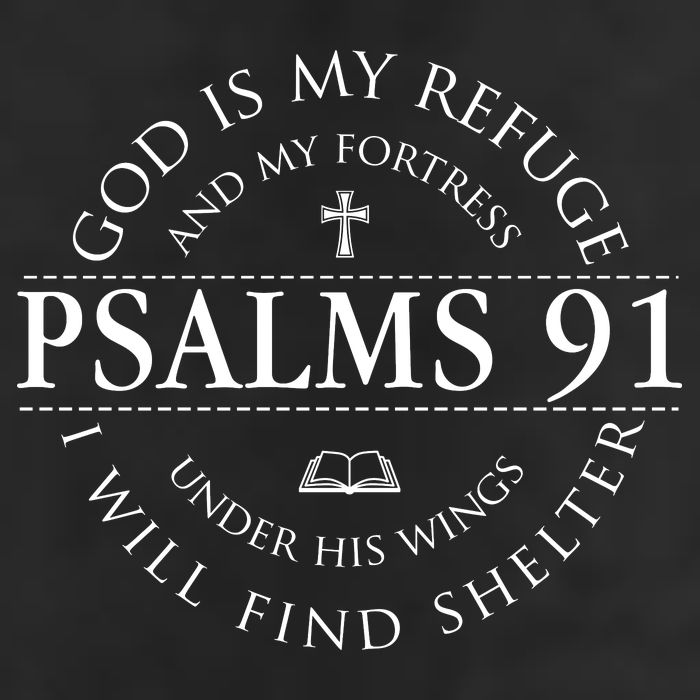Psalm 91 My Refuge And My Fortress Golf Towel