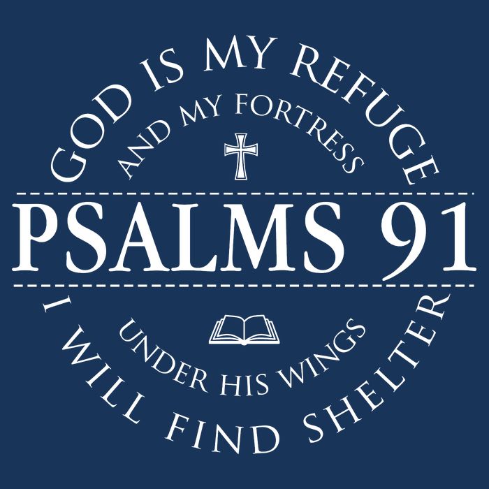 Psalm 91 My Refuge And My Fortress Infant Baby Jersey Bodysuit