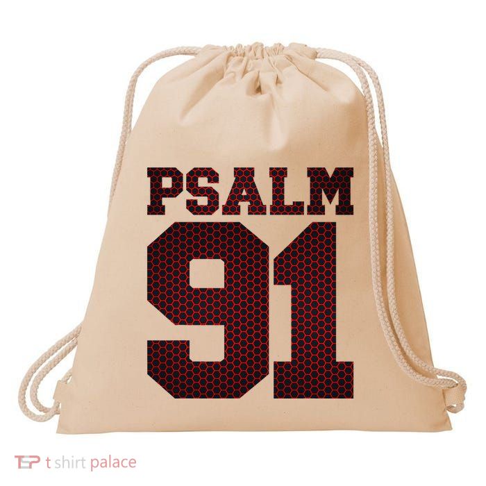 Psalm 91 Drawstring Bag